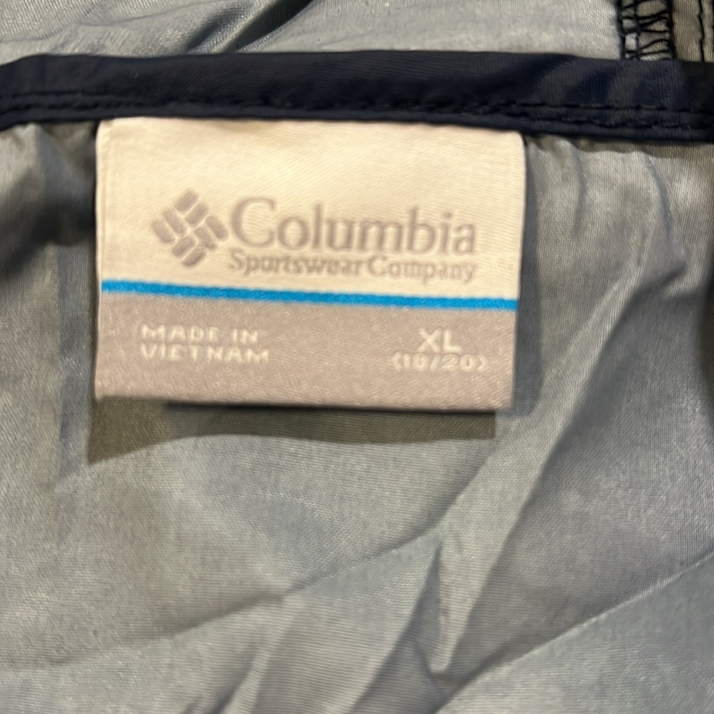 Columbia - boys 10/12 lightweight windbreaker, rain coat - Picture 5 of 5